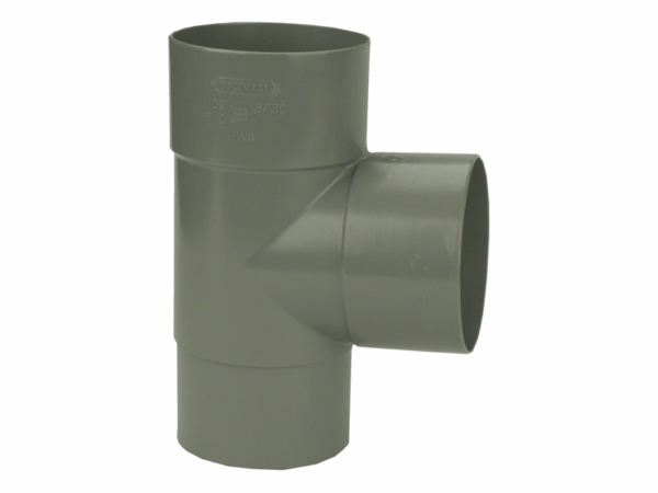 PVC HWA T-Stuk 87° GR 80 M/VS BC