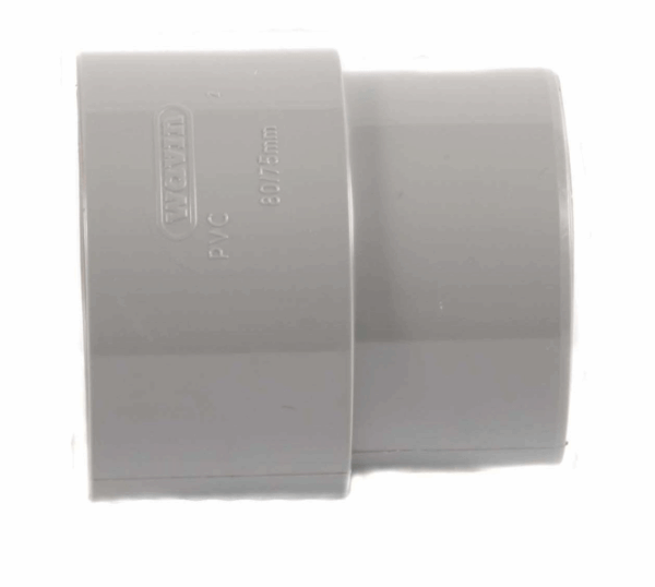 PVC HWA Verloop Riool GR 80x75 BC