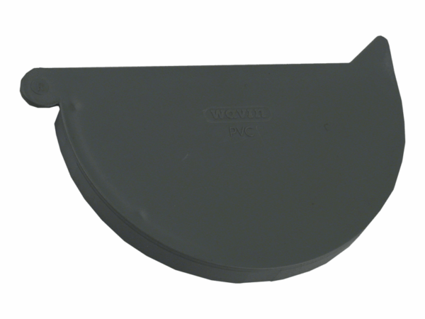 PVC Mastgoot Eindkap Links GR 5" BC